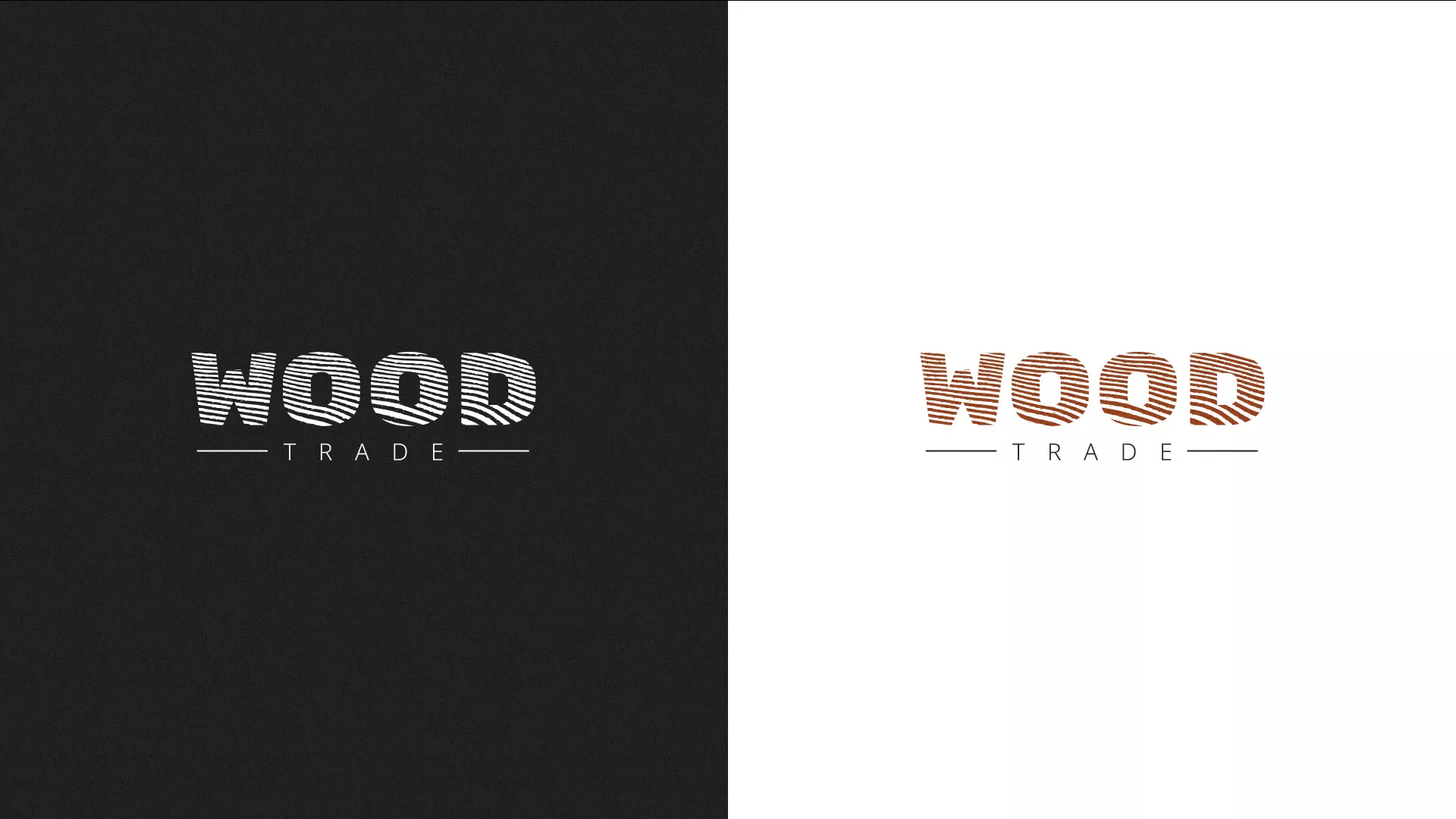 Разработка логотипа для компании «Wood Trade» в Сургуте